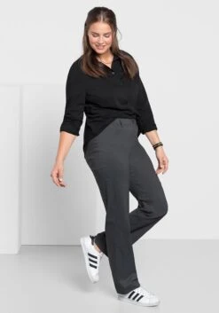 Sheego Bengalin-Hose In Gerader Form 12 Sheego Bengalin-Hose In Gerader Form -Sommertraum Mode 11250400776 003AZ 00 SH