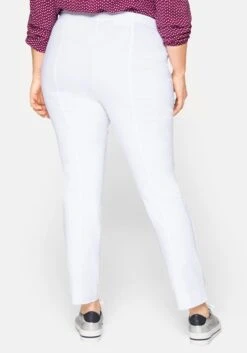 Sheego BASIC Schmale Bengalin-Stretch-Hose 11 Sheego BASIC Schmale Bengalin-Stretch-Hose -Sommertraum Mode 11536700010 03FG7 00 SH