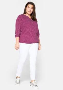 Sheego BASIC Schmale Bengalin-Stretch-Hose 13 Sheego BASIC Schmale Bengalin-Stretch-Hose -Sommertraum Mode 11536700010 03FG8 00 SH