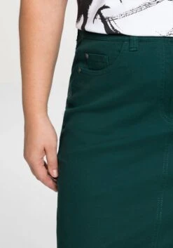 Sheego Rock In Kniefreier Länge, Aus Baumwoll-Twill -Sommertraum Mode 11557401685 04A8W 02 SH