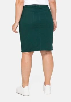 Sheego Rock In Kniefreier Länge, Aus Baumwoll-Twill -Sommertraum Mode 11557401685 04A8Z 02 SH