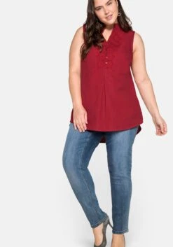 Top Mit Dekorativem Spitzenbesatz 13 Top Mit Dekorativem Spitzenbesatz -Sommertraum Mode 11690401358 03S95 02 SH