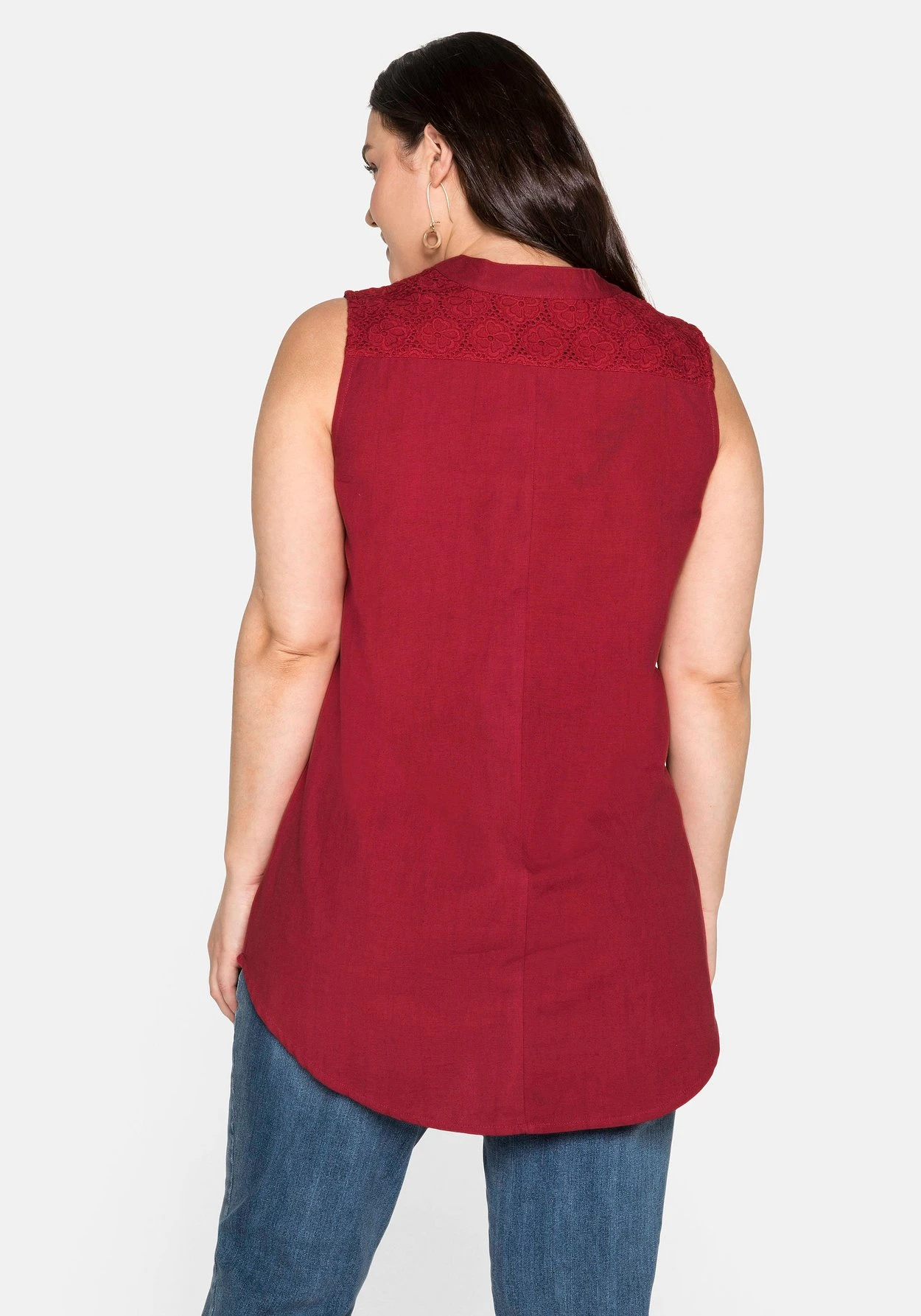 Top Mit Dekorativem Spitzenbesatz 4 Top Mit Dekorativem Spitzenbesatz – Bild 2