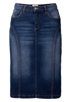 Sheego Jeansrock Mit Teilungsnähten -Sommertraum Mode 11752500330 06 SH