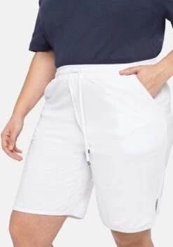 Sheego Jersey-Bermudas Mit Schlupfbund Und Tunnelzug -Sommertraum Mode 13193000010 04CDK 02 SH