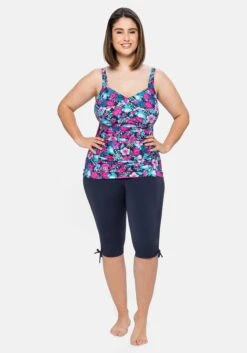 Sheego Badehose Mit Raffung, Shape-Caprischnitt 13 Sheego Badehose Mit Raffung, Shape-Caprischnitt -Sommertraum Mode 13588200018 04DTX 02 SH