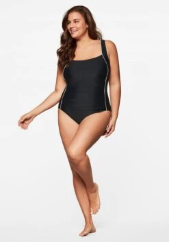 Sheego Badeanzug Mit Paspeln; Shaping-Effekt -Sommertraum Mode 13652700289 03CN6 01 SH