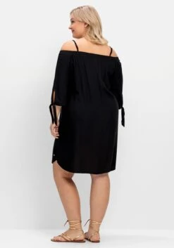 Sheego Strandkleid Im Carmen-Look Mit Schmalen Trägern 9 Sheego Strandkleid Im Carmen-Look Mit Schmalen Trägern -Sommertraum Mode 13843800289 04N8C 02 SH