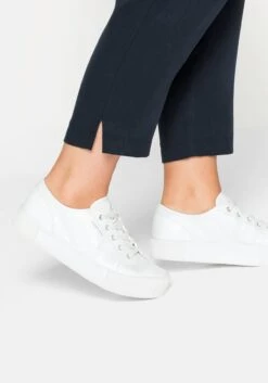 Sheego Knöchellange Gerade Hose Mit Seitenschlitzen 17 Sheego Knöchellange Gerade Hose Mit Seitenschlitzen -Sommertraum Mode 13859500035 03PCV 02 SH