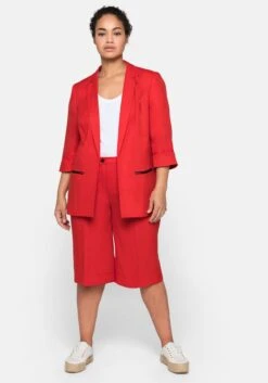 Sheego Bermudas Mit Bügelfalten, AusTENCEL™ Lyocell -Sommertraum Mode 13888801998 03TCA 02 SH