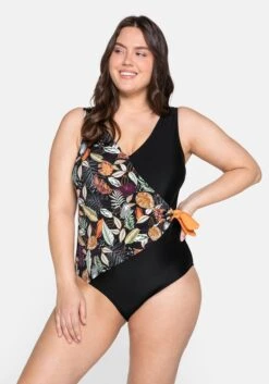 Badeanzug In Wickeloptik, Mit Shaping-Effekt 10 Badeanzug In Wickeloptik, Mit Shaping-Effekt -Sommertraum Mode 13895800377 03QR1 02 SH