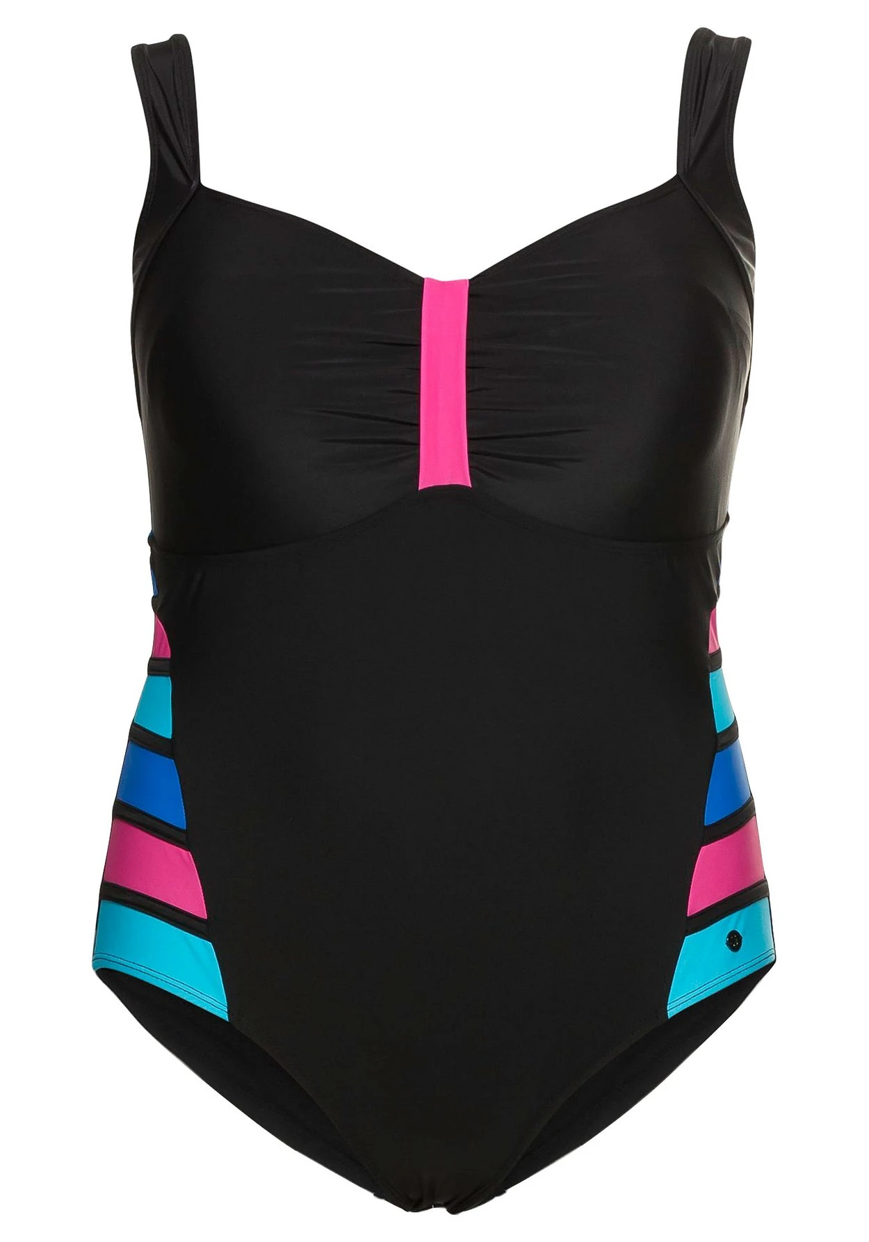 Sheego Badeanzug Mit Kontrasteinsatz An Den Seiten 5 Sheego Badeanzug Mit Kontrasteinsatz An Den Seiten – Bild 3