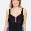 Sheego Badeanzug Mit Kontrasteinsatz An Den Seiten -Sommertraum Mode 13899800377 03QSD 02 SH