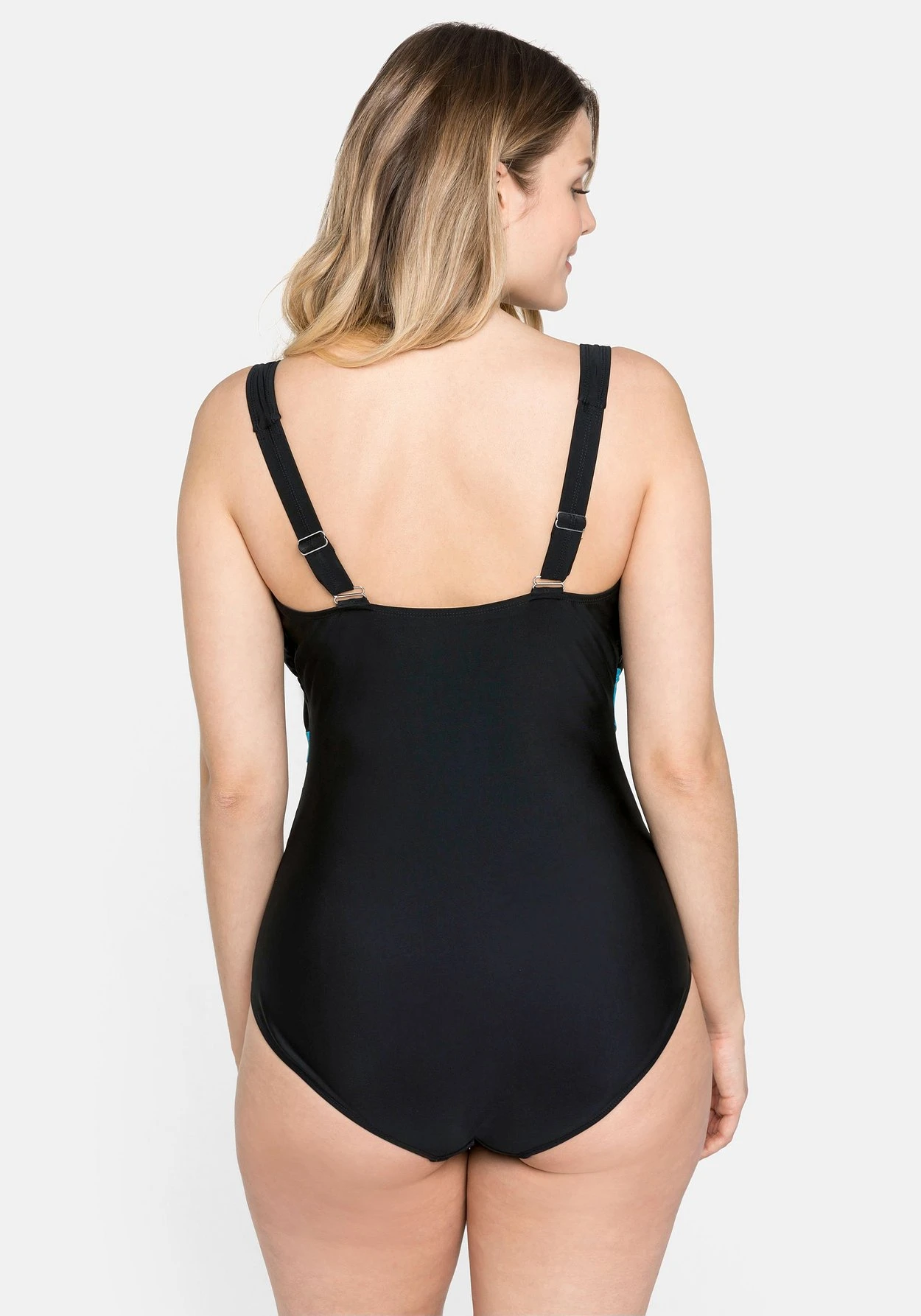 Sheego Badeanzug Mit Kontraststreifen An Der Seite 4 Sheego Badeanzug Mit Kontraststreifen An Der Seite – Bild 2