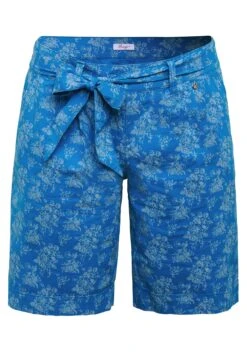 Sheego Bermudas Mit Alloverdruck Und Bindegürtel -Sommertraum Mode 13912901512 03V58 00 SH