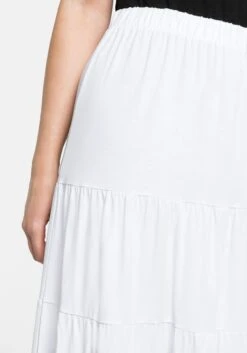 Sheego Strandrock In Maxilänge Mit Stufigen Volants -Sommertraum Mode 13919300010 03S1G 02 SH