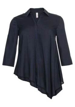 Sheego Hemdbluse Mit Asymmetrischem Saum In Zipfelform -Sommertraum Mode 13923400035 04CA8 00 SH