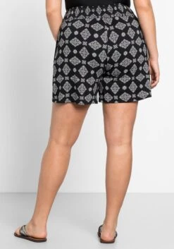 Sheego Strandshorts Mit Smokbund Und Zwei Taschen -Sommertraum Mode 13957600377 03 SH