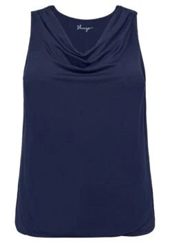 Sheego Top Mit Wasserfallkragen Und Gummibund -Sommertraum Mode 13965000018 03VXM 00 SH