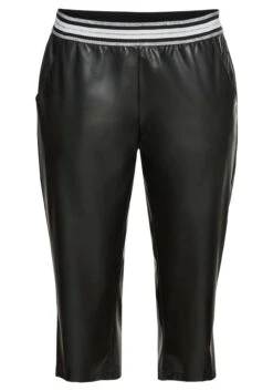 Sheego 3/4-Hose In Lederoptik, Mit Schlupfbund -Sommertraum Mode 14002700289 03XAO 00 SH