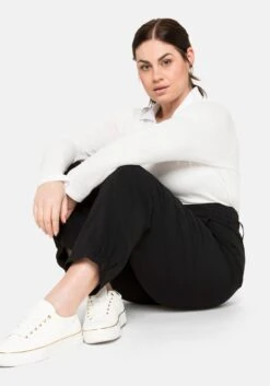 Sheego Joggpants Im Cargostil, Mit High-Waist-Bund -Sommertraum Mode 14003200289 03XGX 02 SH