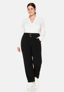 Sheego Joggpants Im Cargostil, Mit High-Waist-Bund -Sommertraum Mode 14003200289 03XH6 02 SH