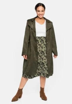 Sheego Chiffonrock Mit Alloverdruck, Leicht Ausgestellte Form -Sommertraum Mode 14005402000 043C5 02 SH