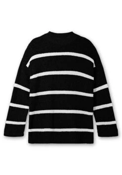 Sheego Pullover In Boxy-Form, Mit Streifenmuster 10 Sheego Pullover In Boxy-Form, Mit Streifenmuster -Sommertraum Mode 14010900404 03XYX 00 SH