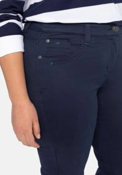 Sheego Schmale Stretchhose In Twill-Qualität -Sommertraum Mode 14013700018 03XQB 02 SH