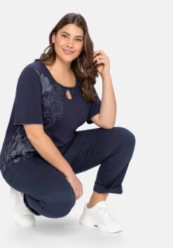 Sheego Gerade Stretchhose In Twill-Qualität -Sommertraum Mode 14021600018 03XNW 02 SH