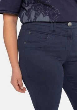 Sheego Gerade Stretchhose In Twill-Qualität -Sommertraum Mode 14021600018 03XNX 02 SH