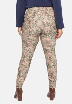 Sheego Schmale Wendehose, Uni Und Mit Druck -Sommertraum Mode 14021800785 042Z1 02 SH