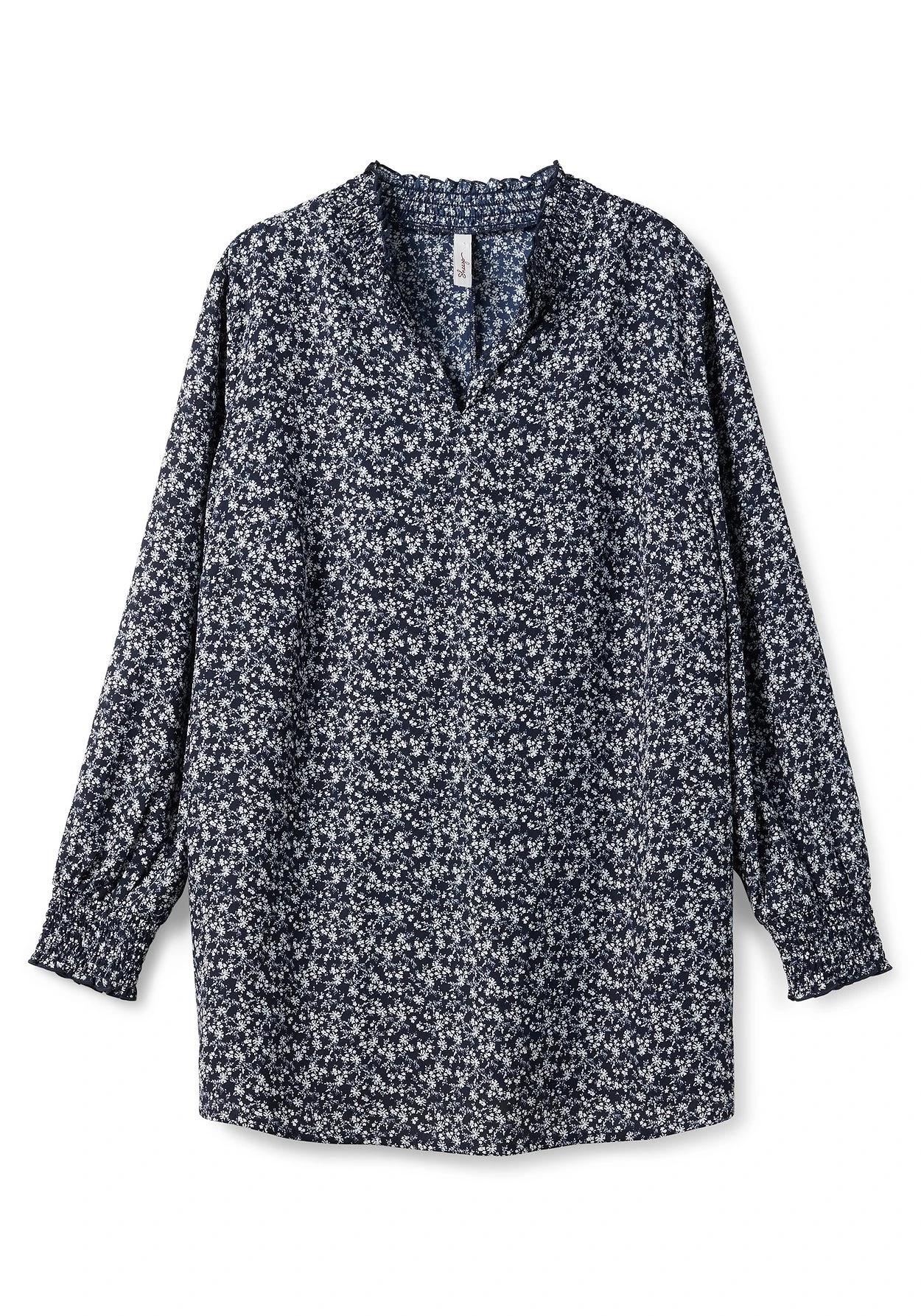 Sheego Tunika In A-Linie Mit Millefleurs-Print, Aus Chiffon 4 Sheego Tunika In A-Linie Mit Millefleurs-Print, Aus Chiffon – Bild 2