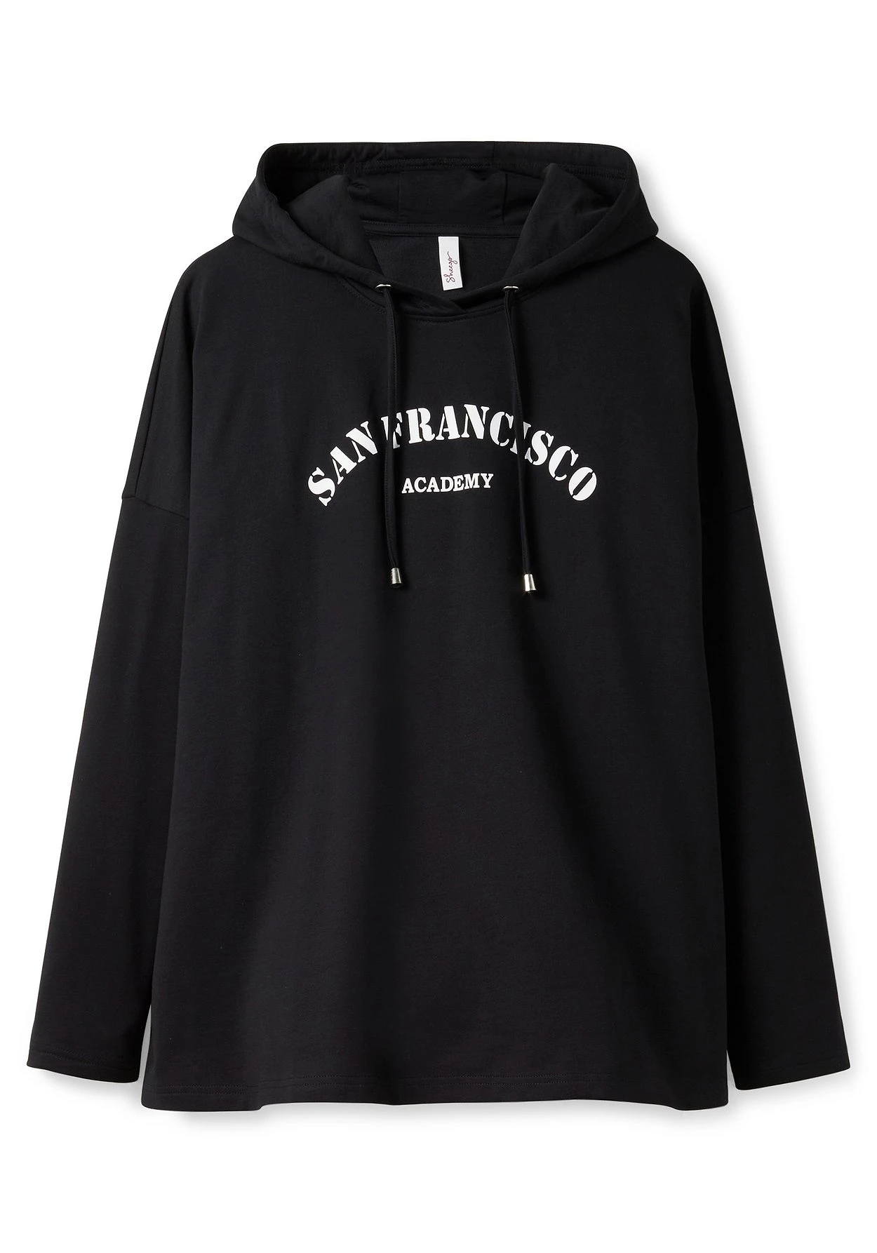 Sheego Kapuzensweatshirt Mit Frontdruck, In A-Linie 5 Sheego Kapuzensweatshirt Mit Frontdruck, In A-Linie – Bild 3