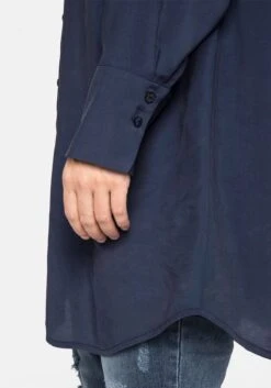 Sheego Longbluse Mit Stehkragen UndPasse Hinten -Sommertraum Mode 14054600018 03WVN 02 SH