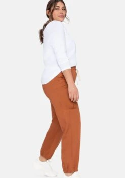 Sheego Cargohose Mit Schlupfbund, Aus TENCEL™ Lyocell -Sommertraum Mode 14060301949 03YXU 02 SH