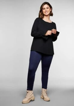 Sheego Leggings Aus Jersey, Mit Alloverdruck -Sommertraum Mode 14088202018 045SY 01 SH