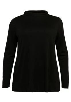 Sheego Langarmshirt Mit Höherem Stehkragen -Sommertraum Mode 14103100289 045WN 00 SH