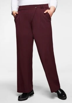 Sheego Weite Hose Mit Asymmetrischem Verschluss 14 Sheego Weite Hose Mit Asymmetrischem Verschluss -Sommertraum Mode 14104200283 044YC 01 SH