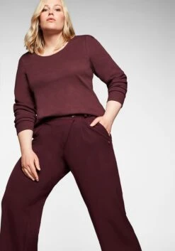 Sheego Weite Hose Mit Asymmetrischem Verschluss 16 Sheego Weite Hose Mit Asymmetrischem Verschluss -Sommertraum Mode 14104200283 044YG 00 SH