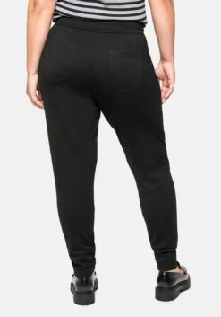 Sheego Joggpants Mit Schlupfbund, Aus Interlock-Qualität 12 Sheego Joggpants Mit Schlupfbund, Aus Interlock-Qualität -Sommertraum Mode 14123600289 046JO 02 SH