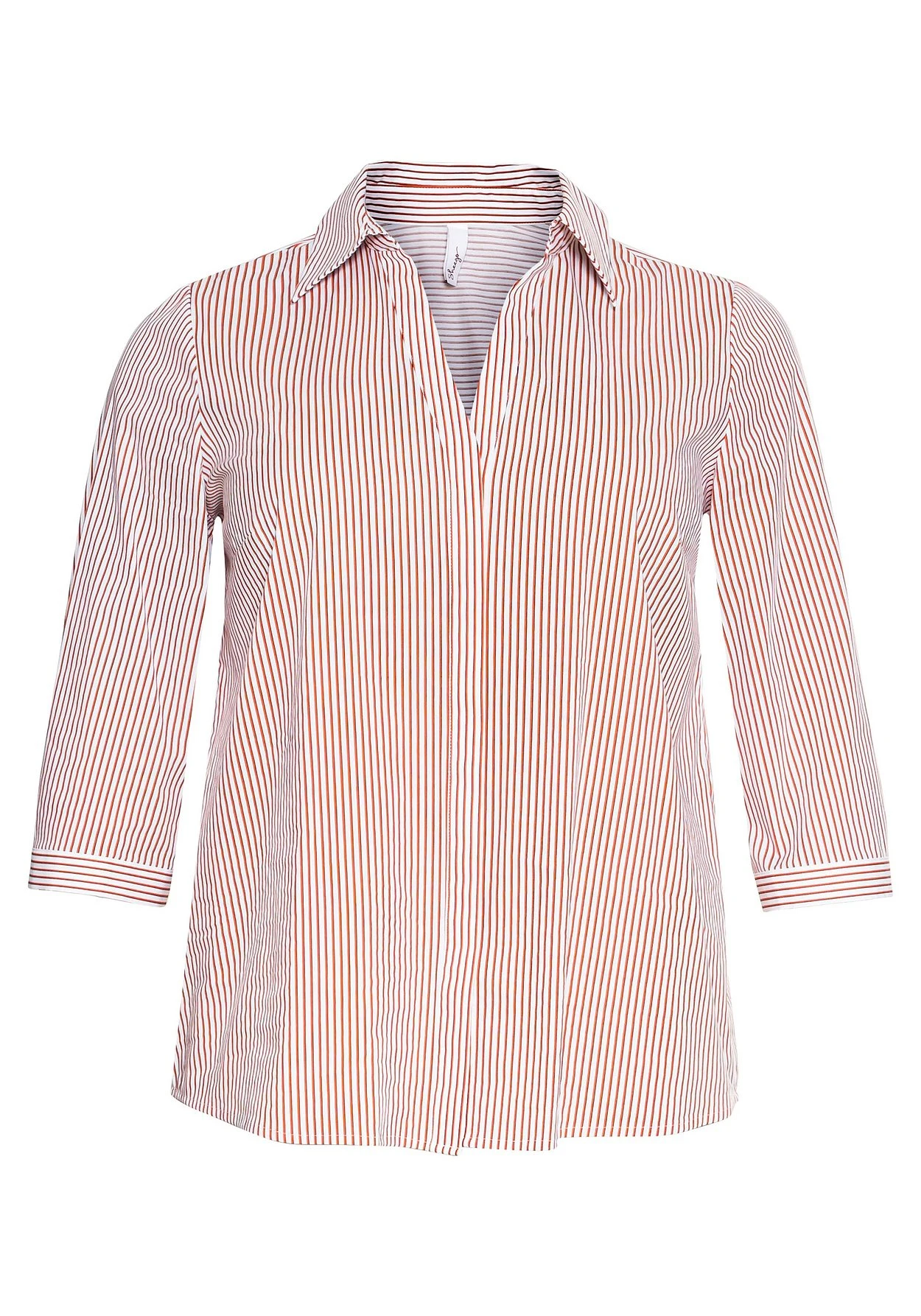 Sheego Bluse Mit Streifen Und V-Ausschnitt 5 Sheego Bluse Mit Streifen Und V-Ausschnitt – Bild 3