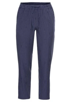 Sheego Joggpants Mit Nadelstreifen Und Bindeband -Sommertraum Mode 14175700504 048E9 00 SH