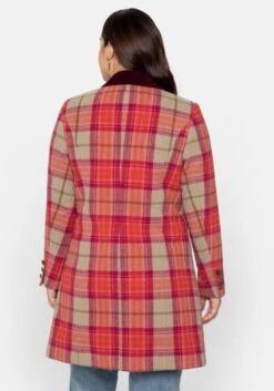 Kurzmantel Mit Reverskragen, Im Karomuster -Sommertraum Mode 14192700779 04APQ 02 SH