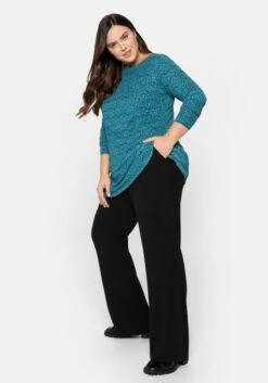 Sheego Bootcut-Hose In Leicht Strukturierter Qualität 17 Sheego Bootcut-Hose In Leicht Strukturierter Qualität -Sommertraum Mode 14192800289 048CO 02 SH