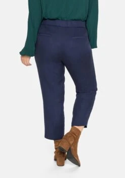 Sheego Hose In 7/8-Länge, Mit Bügelfalte Und In Leichter Struktur -Sommertraum Mode 14192900018 049QR 02 SH