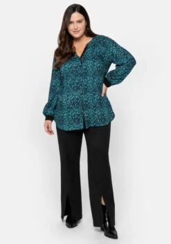 Sheego Gerade Hose Mit Schlitzen Vorn Im Saum -Sommertraum Mode 14195600289 04890 02 SH