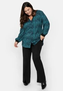 Sheego Gerade Hose Mit Schlitzen Vorn Im Saum -Sommertraum Mode 14195600289 04897 02 SH