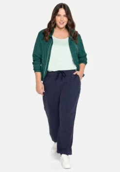 Sheego Joggpants Mit Elastischen Bündchen, TENCEL™ Lyocell -Sommertraum Mode 14195800018 049OG 02 SH