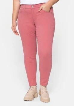 Schmale Twill-Hose In Samtig-weicher Qualität